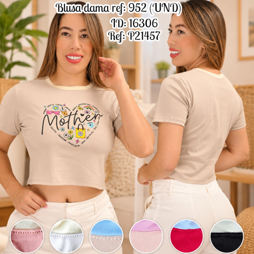 Blusa dama ref: 952 (UND)