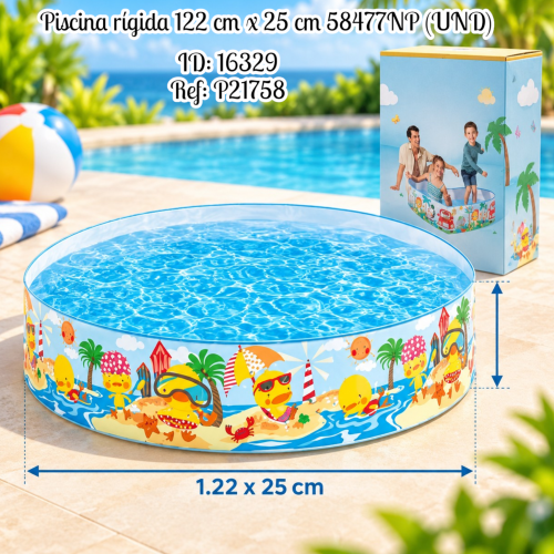 Piscina rígida 122 cm x 25 cm al por mayor – Ref. 58477NP