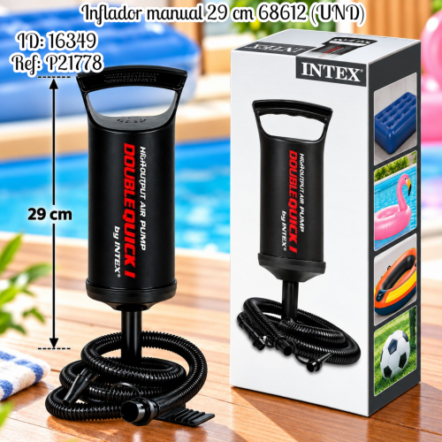 Inflador manual 29 cm al por mayor – Ref. 68612