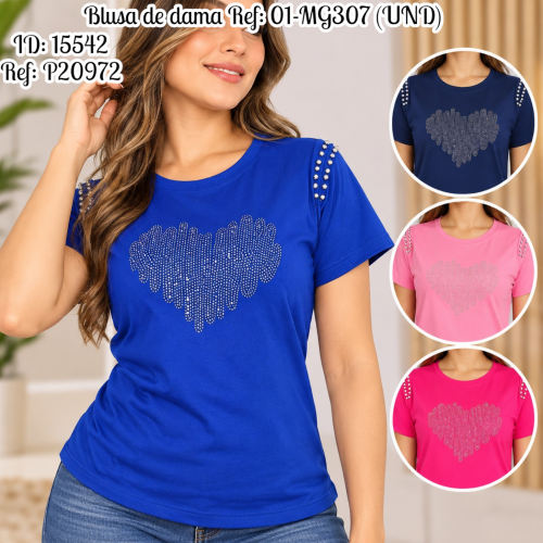 Blusa de dama al por mayor – Ref. 01-MG307