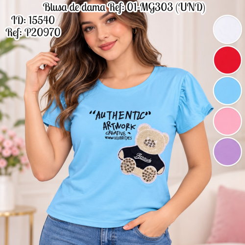 Blusa de dama al por mayor – Ref. 01-MG303