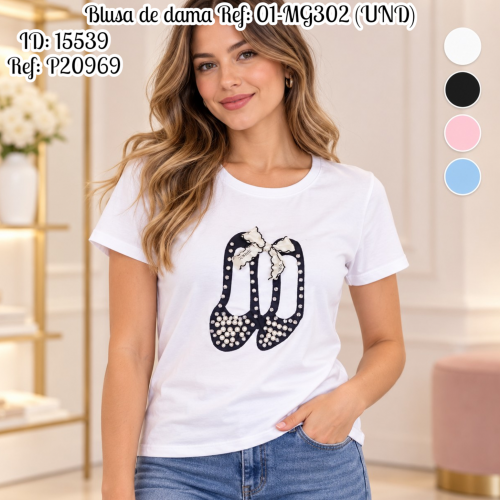 Blusa de dama al por mayor – Ref. 01-MG302
