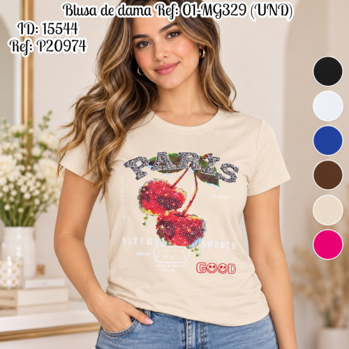 Blusa de dama al por mayor – Ref. 01-MG329