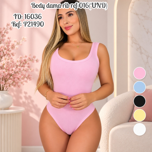 Body dama rib al por mayor – Ref. 016