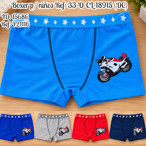 Boxer p/ niños al por mayor – Ref. 33-O-CL-18915