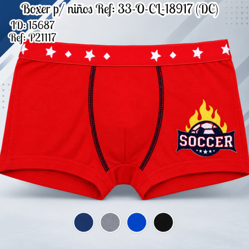 Boxer p/ niños al por mayor – Ref. 33-O-CL-18917