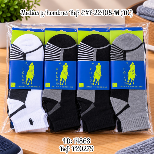 Medias p/hombres Ref: EXP-22408-M (DC)