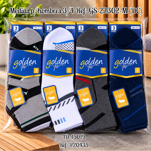 Medias p/hombres al por mayor – Ref. GS-22302-M