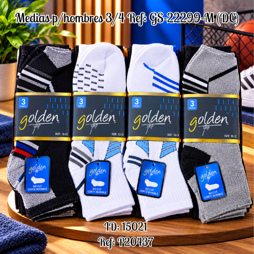 Medias p/hombres al por mayor – Ref. GS-22299-M