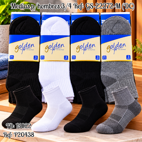 Medias p/hombres al por mayor – Ref. GS-22272-M