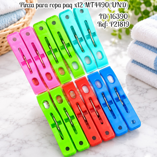 Pinza para ropa paq x12 al por mayor