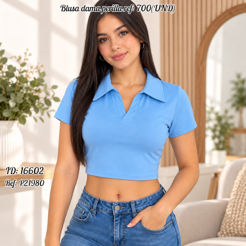Blusa dama perilla al por mayor – Ref. 700