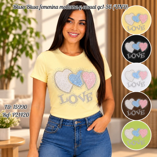 Blusa al por mayor – Ref. gc1-56