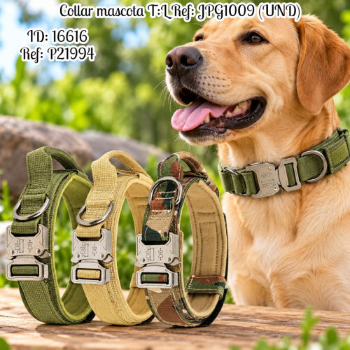 Collar mascota T:L al por mayor – Ref. JPG1009