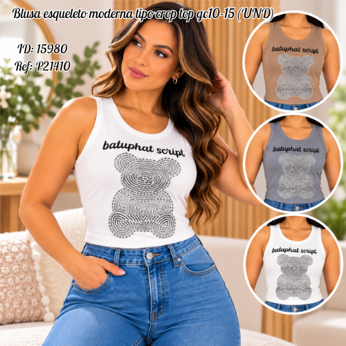 Blusa esqueleto al por mayor – Ref. gc10-15