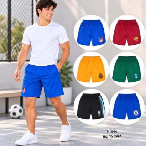 Pantaloneta deportiva hombre al por mayor – Ref. 04-BADO-G03