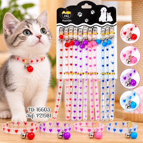 Collar para mascota x12 al por mayor – Ref. JPG809