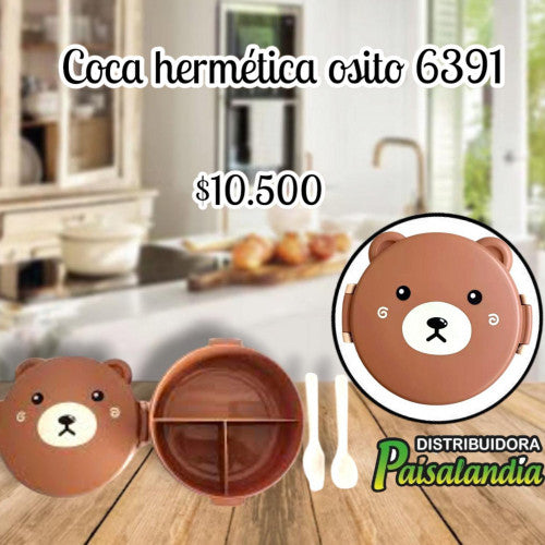 Coca hermética osito 6391