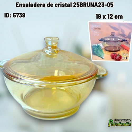Ensaladera de cristal 25BRUNA23-05 (UND)