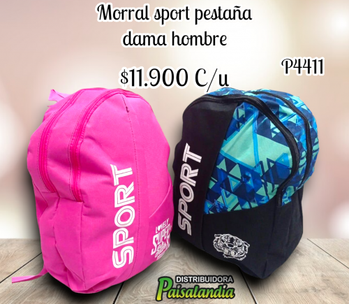 Morral sport pestaña dama hombre