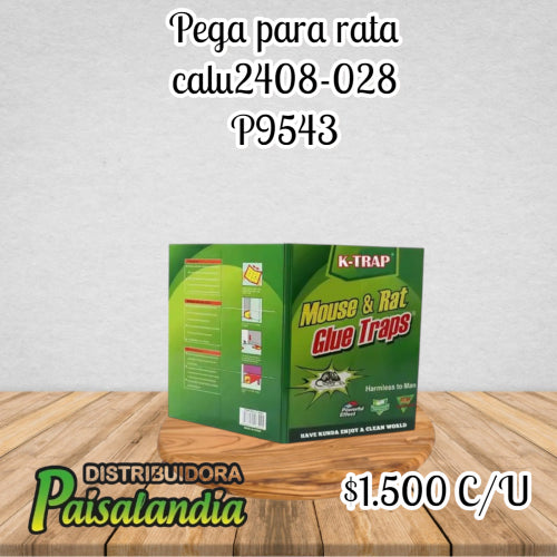 Pega para atrapar ratas calu2408-028 (UND)