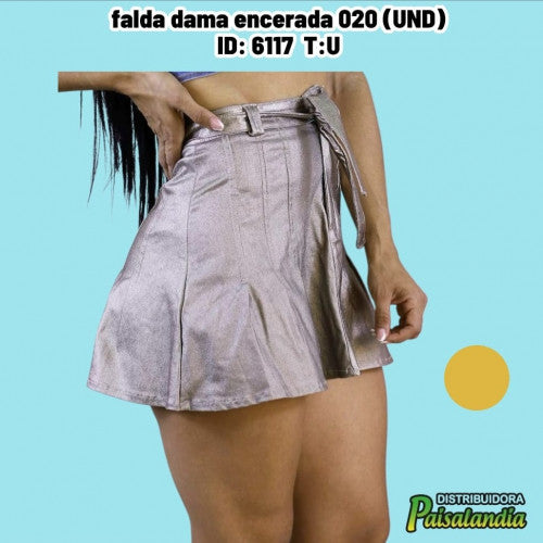 falda dama encerada 020 (UND)