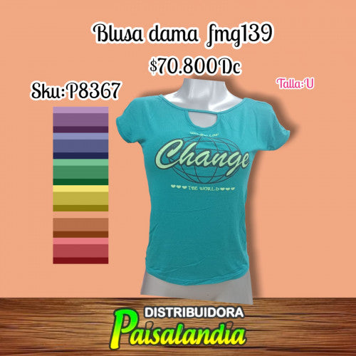 Camiseta dama fmg139