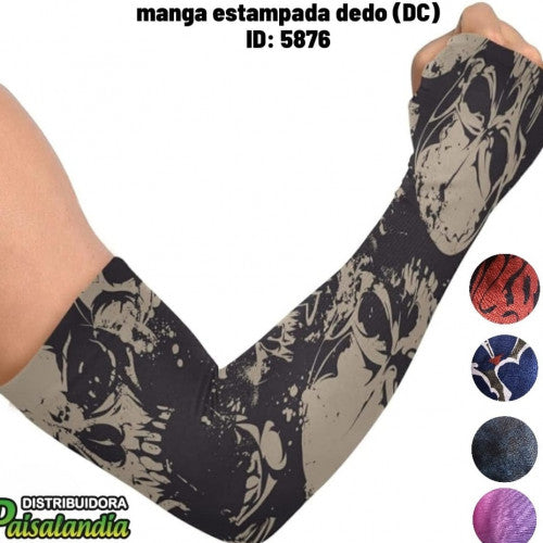 manga estampada dedo (DC)