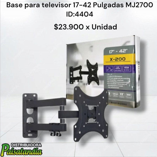 Base para televisor 17-42 pulgadas MJ2700 (UND)