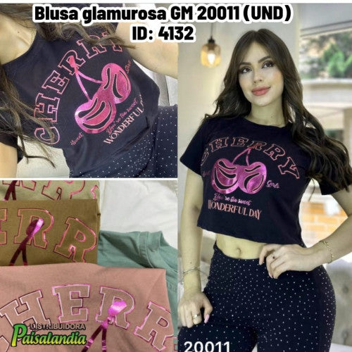 Blusa glamurosa GM 20011 (UND)