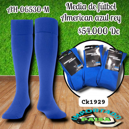 Media futbol American Azul Rey AH-06530-M