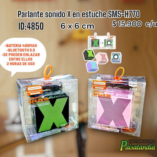 Parlante sonido X en estuche SMS-H770 (UND)