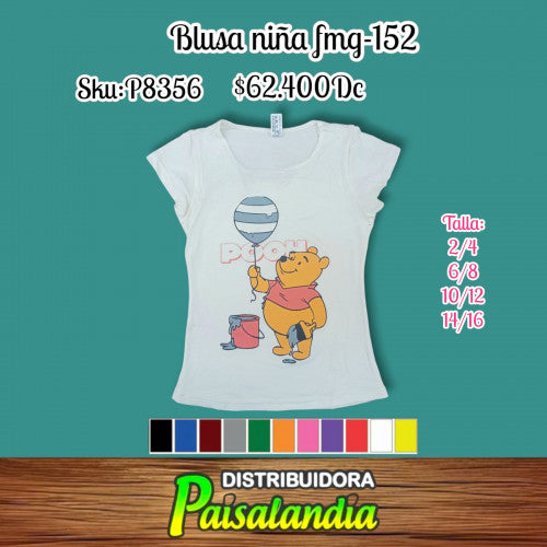 Camiseta niña fmg152