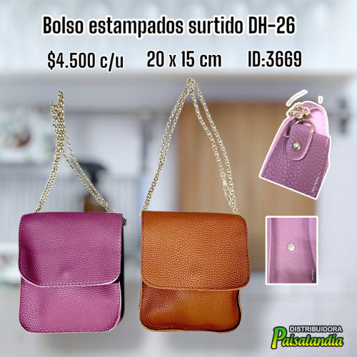 Bolso estampado surtido DH-26 (UND)