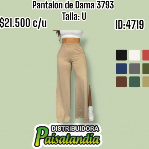 Pantalón de dama 3793