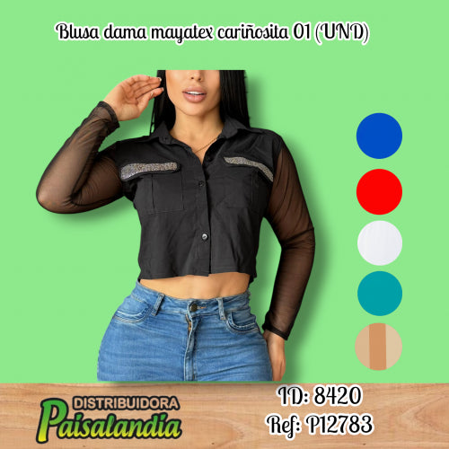 Blusa dama mayatex cariñosita 01 (UND)