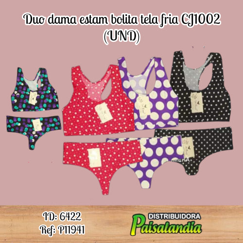 Duo dama estam bolita tela fria CJ1002 (UND)