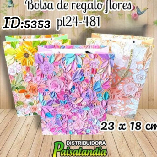 Bolsa de regalo flores PL24-481 (DC)