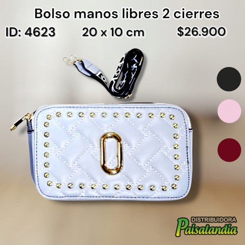 Bolso manos libres dos cierres 168-154 (UND)