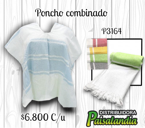 Poncho combinado