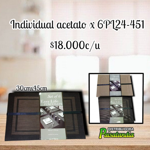 Individual de mesa PL24-451