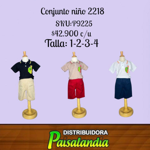 conjunto niño anyitex 2218 (UND)