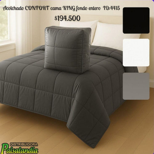 Acolchado CONFORT cama KING fondo entero (UND)