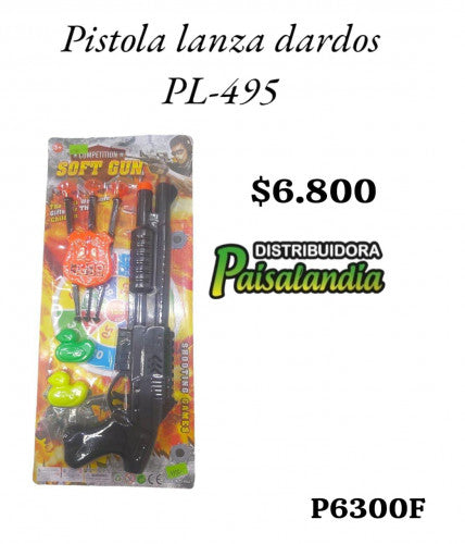 Pistola lanza dardos PL-495