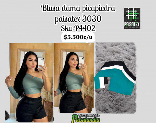 Blusa dama picapiedra paisatex 3030