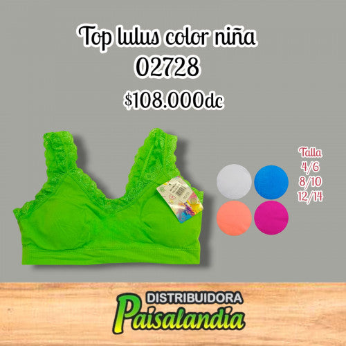 top lulus color niña 02728