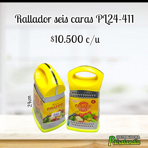 Rallador de colores 4 caras Grater PL24-411