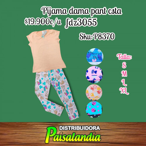 Pijama dama pant csta fdz3055