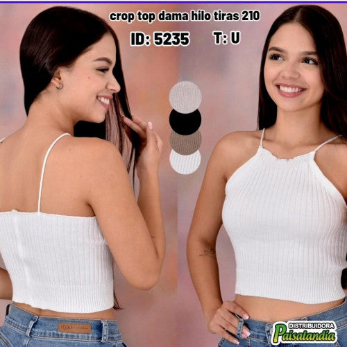 crop top dama hilo tiras 210 (UND)