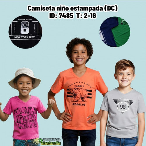 Camiseta niño estampada (DC)